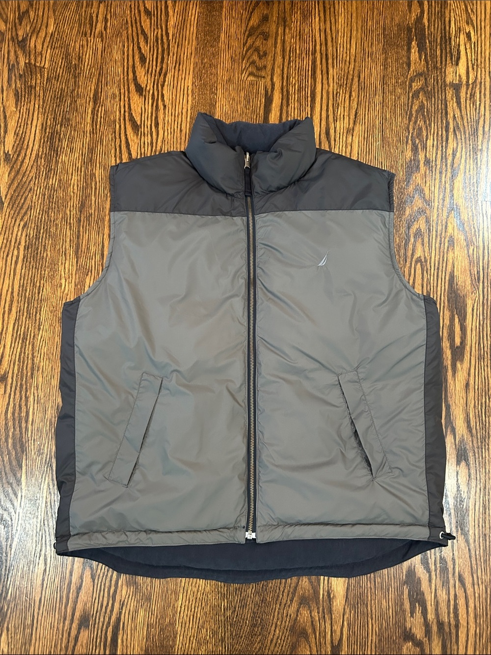Vintage Y2K Nautica Reversible Down Vest